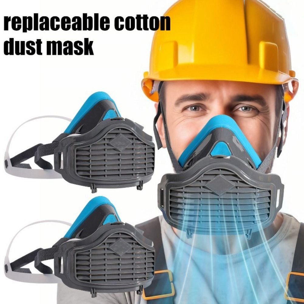 Respirator Half Face - Masker Setengah Wajah Anti Debu Silikon,