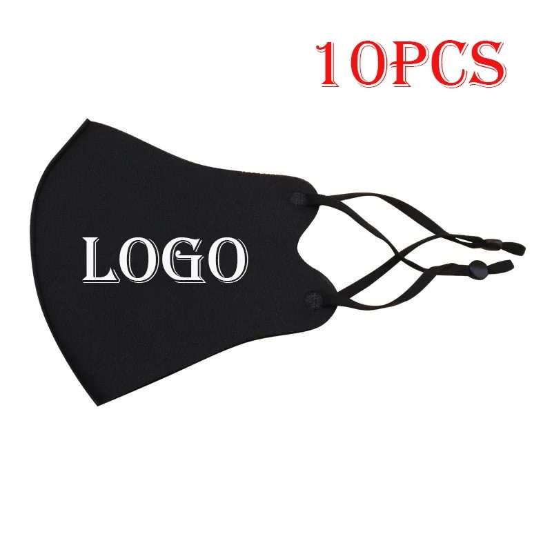 Cloth Face Mask Washable - 10 Buah Logo Kustom DIY Masker