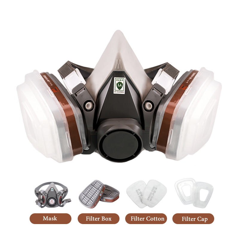 Dust Mask Construction - Pemegang Kacamata untuk 6800 Masker Gas
