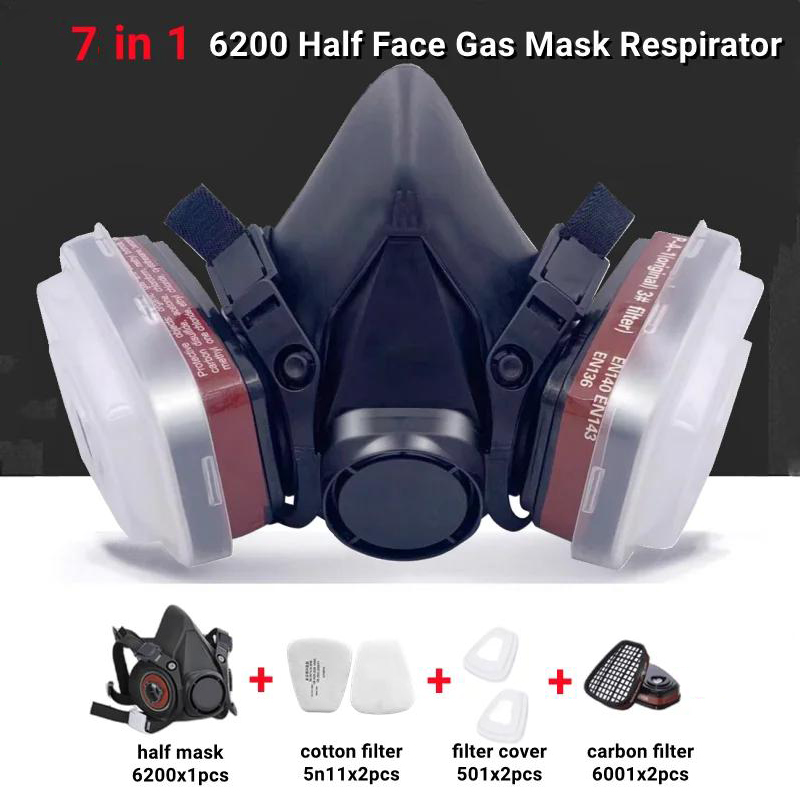 Masker Gas debu Anti kabut, ma - Dust Mask Construction ulasan dan harga