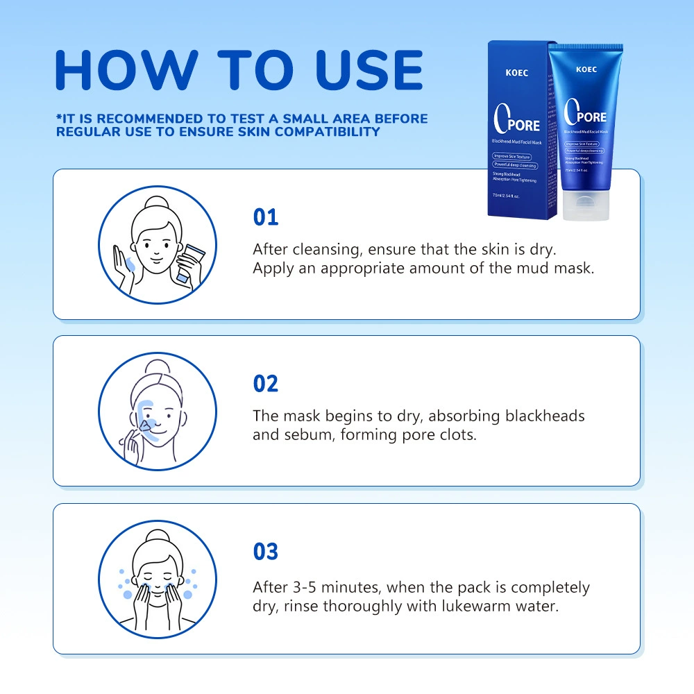 75Ml KOEC Nol Pori Komedo Lump - Dust Mask Construction ulasan dan harga