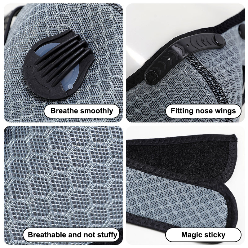 Masker Wajah Bersepeda Baru de - Anti Pollution Mask ulasan dan harga