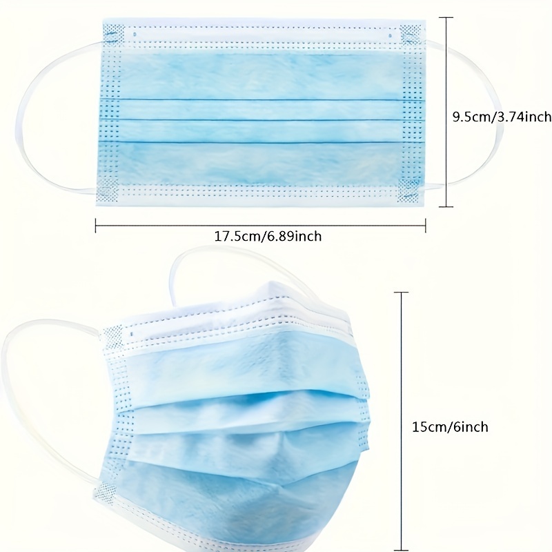 200 Buah Masker Pelindung Seka - Disposable Mask Blue ulasan dan harga