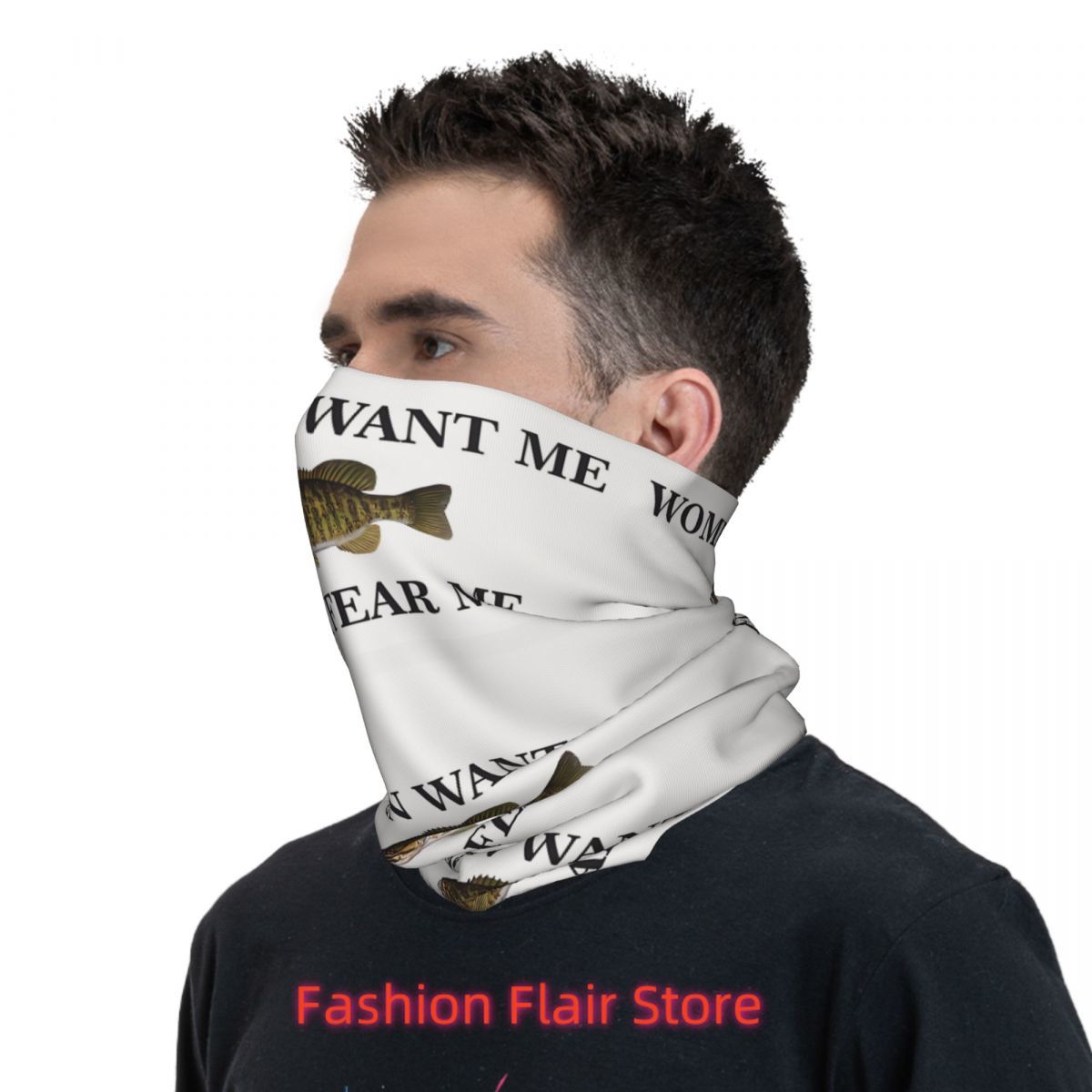 Syal Wajah Pelindung Leher Ika - Neck Gaiter Face Cover ulasan dan harga