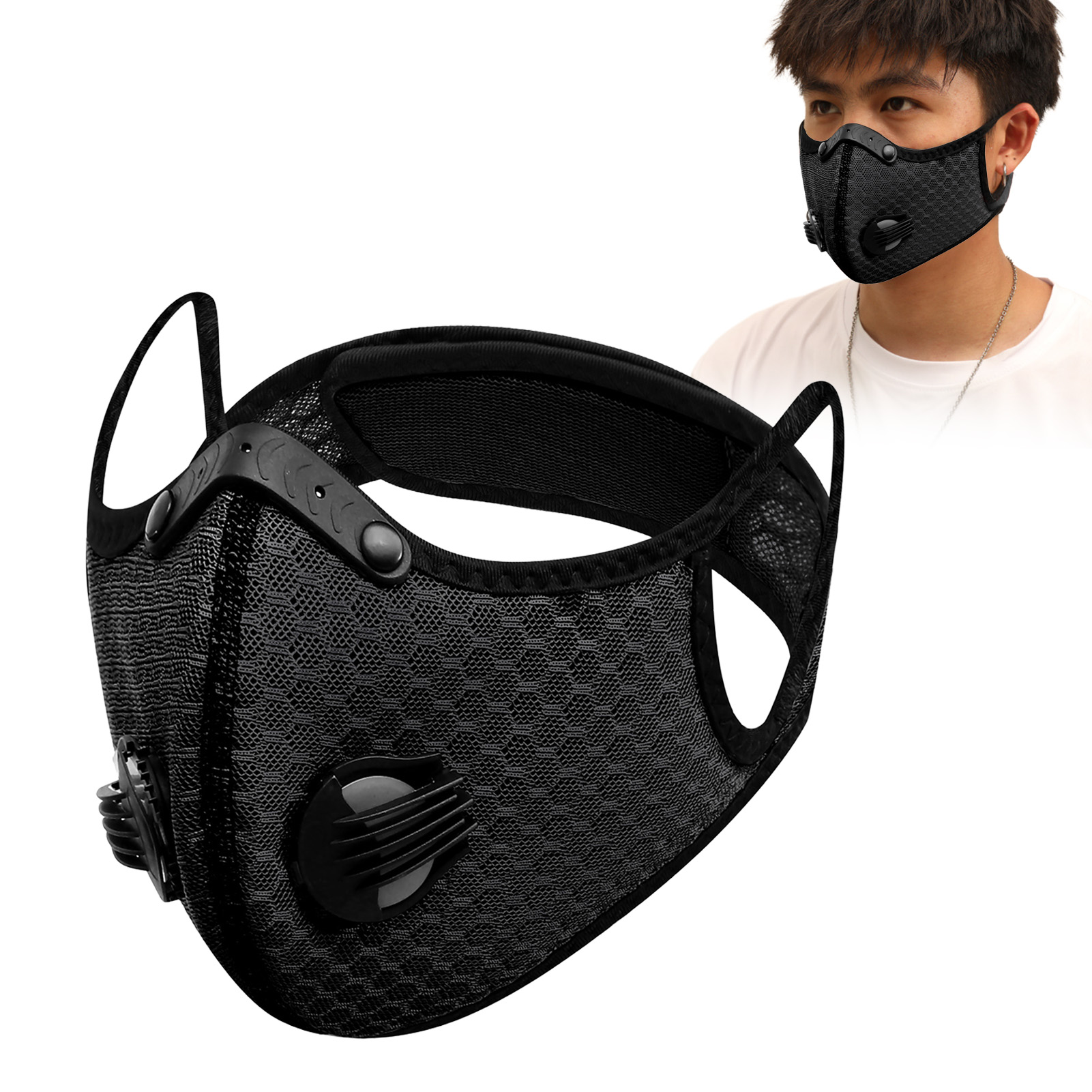 Masker Berkendara Tahan Angin  - Anti Pollution Mask ulasan dan harga