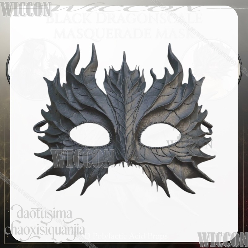 Topeng Penyamaran Sisik Naga H - Black Face Mask Pack ulasan dan harga